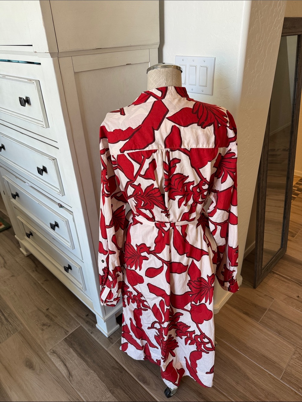 Anthropologie XL printed shirt dress - Picture 6 of 6